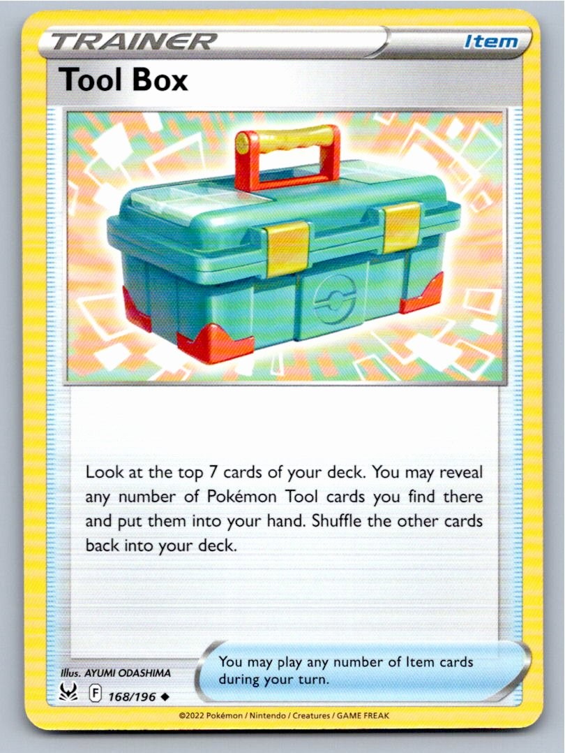 2022 POKEMON TOOL BOX LOST ORIGIN 168/196 UNCOMMON NM A16025 FREE S&H