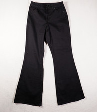 Express Women's Black Jeans Curvy Flare High Rise Sz 8