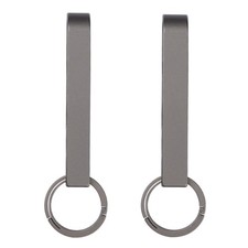 Titanium Keychain Clip with Key Ring Quick Release Carabiner Key Ring Holder Men