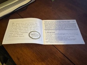 To The Earth Nintendo NES Instruction Manual Booklet ONLY - Vintage - Rare