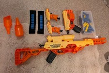 Nerf Dartblasters x2, Pistol and Rifle with 30 Bullets