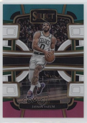 2023-24 Panini Select Concourse Teal White Pink Prizm 11/49 Jayson Tatum #45 7sd