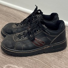 VTG Y2K 90s Skechers Jammers Black Leather Ch...