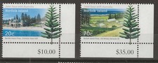 Norfolk Island 2014 - 20c & 70c  Norfolk Pines Set of 2 Corners - MNH