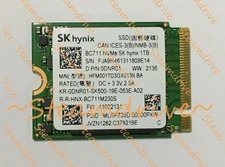 SKhynix BC711 1TB M.2 2230 NVMe PCIe SSD For Microsoft surface Pro 8 steam deck