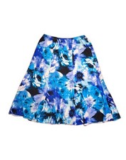 Cato Floral Maxi Skirt Slinky Summer Office Stretchy Comfort Boho Cottage Beach