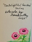 ACEO Flowers Bee Bumblebee  Ladybugs Poppies Butterfly Garden Art  COA OOAK — photo 5