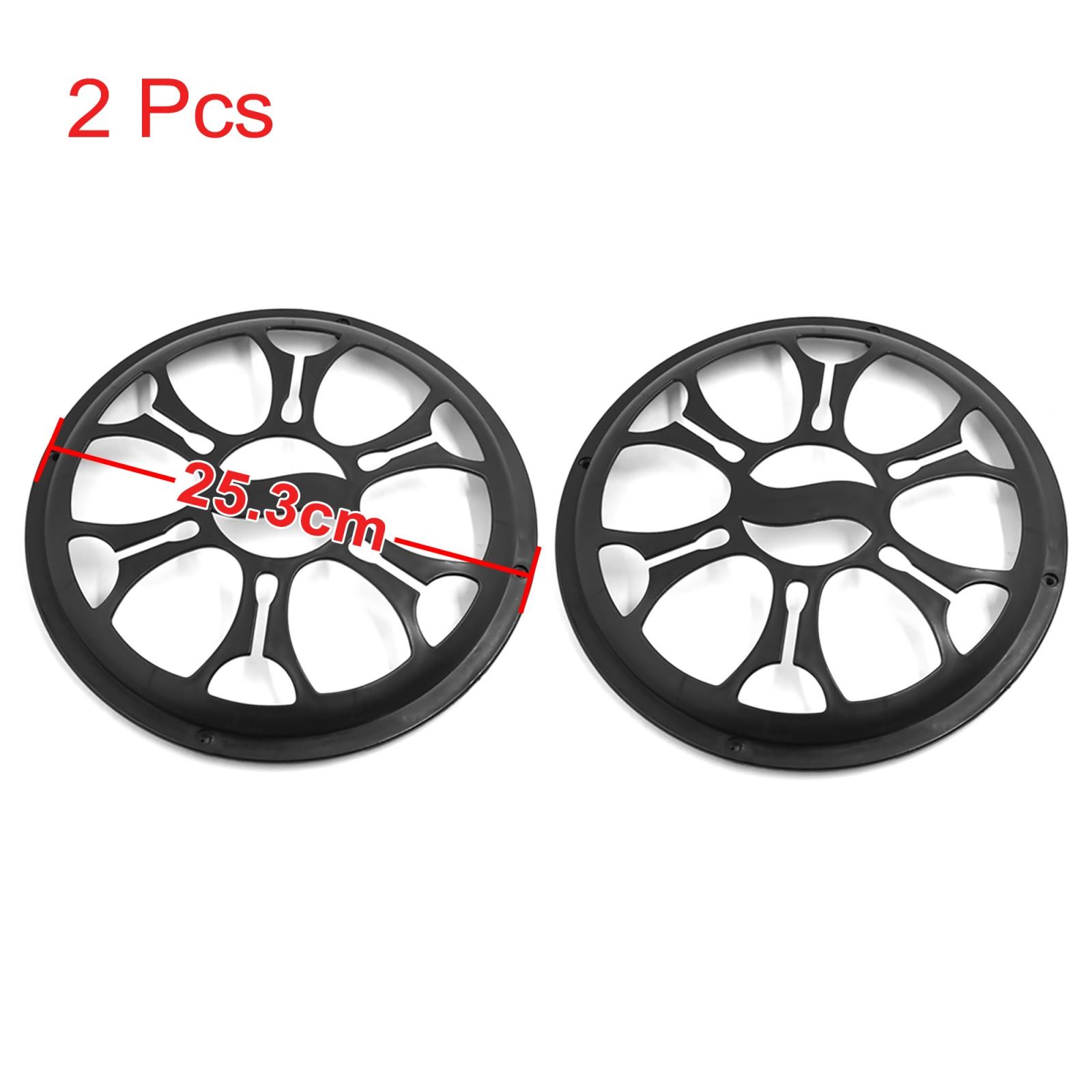 2 Piece 10" Auto Car Speaker Hollow Mesh Sub Woofer Subwoofe