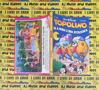 COMICS Comic MICKEY MOUSE No.1756 July 23, 1989 NUTELLA-MATTEL-BIG BABOL (T1)