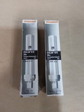 Bombilla fluorescente compacta SYLVANIA 20673 Dulux D/E 26W *Lote de 2