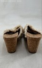 Lucky Brand Womens Khillian Beige Fringe Wedge Heel Slide Sandals Size 7.5M — photo 2
