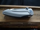 Hoback Sumo Knife DLC CPM20CV Sandblast Finish Blade Steel Blue Accents - New — photo 4