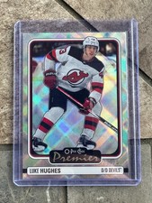 2024-25 O-Pee-Chee - Premier Luke Hughes #P-2 Diamond Rainbow /75