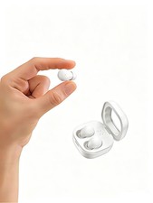 Ultra Small Mini Invisible Wireless Earbuds IPX5 Waterproof Bluetooth White