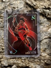 2024 Panini Silhouette Ja'Kobe Walter Silver Rookie #/149 RC Toronto Raptors