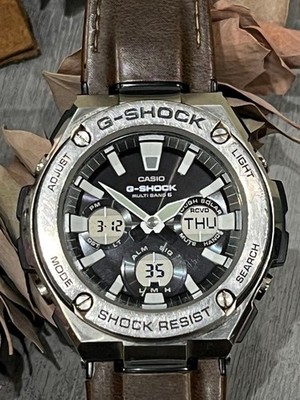 Casio G-SHOCK GSTW130L Solar Radio Wristwatch Timepiece Authentic Rare