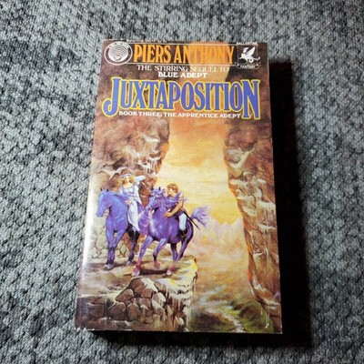 Juxtaposition Piers Anthony 1984 Fifth Printing Sci-Fi Fantasy Del Rey