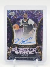 NAZ REID 2025-26 TOPPS COSMIC CHROME ELECTRO-STATIC AUTO GOLD /50 Q4935