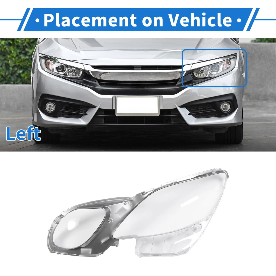 Cache Phare pour Lexus GS300/GS350 2004-2011 Transparent Argenté Gauche - Imagen 3 de 4