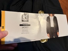 Member's Mark Women's Travel Jacket Black M Zip Front  Interior Pockets