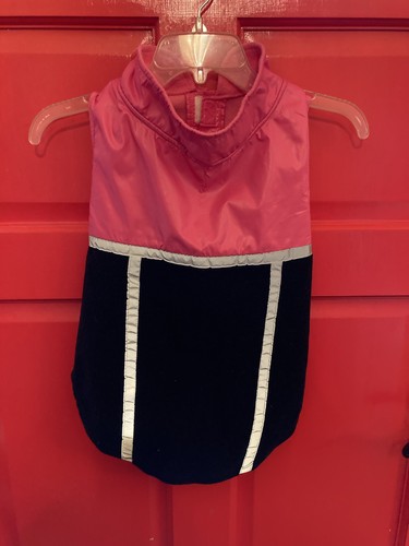 Great Choice Fleece / Sweater for Dogs Size XL Pink and black Pics 4 Sizing