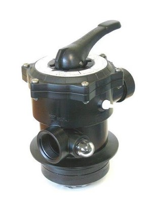 Pentair 6-Wege-Ventil Befestigung am Flansch Filtertank AZUR-TOP Anschluss 1,5''