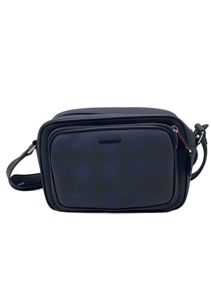 BURBERRY PADDY BAG/Shoulder Bag/Leather/NVY/Check//
