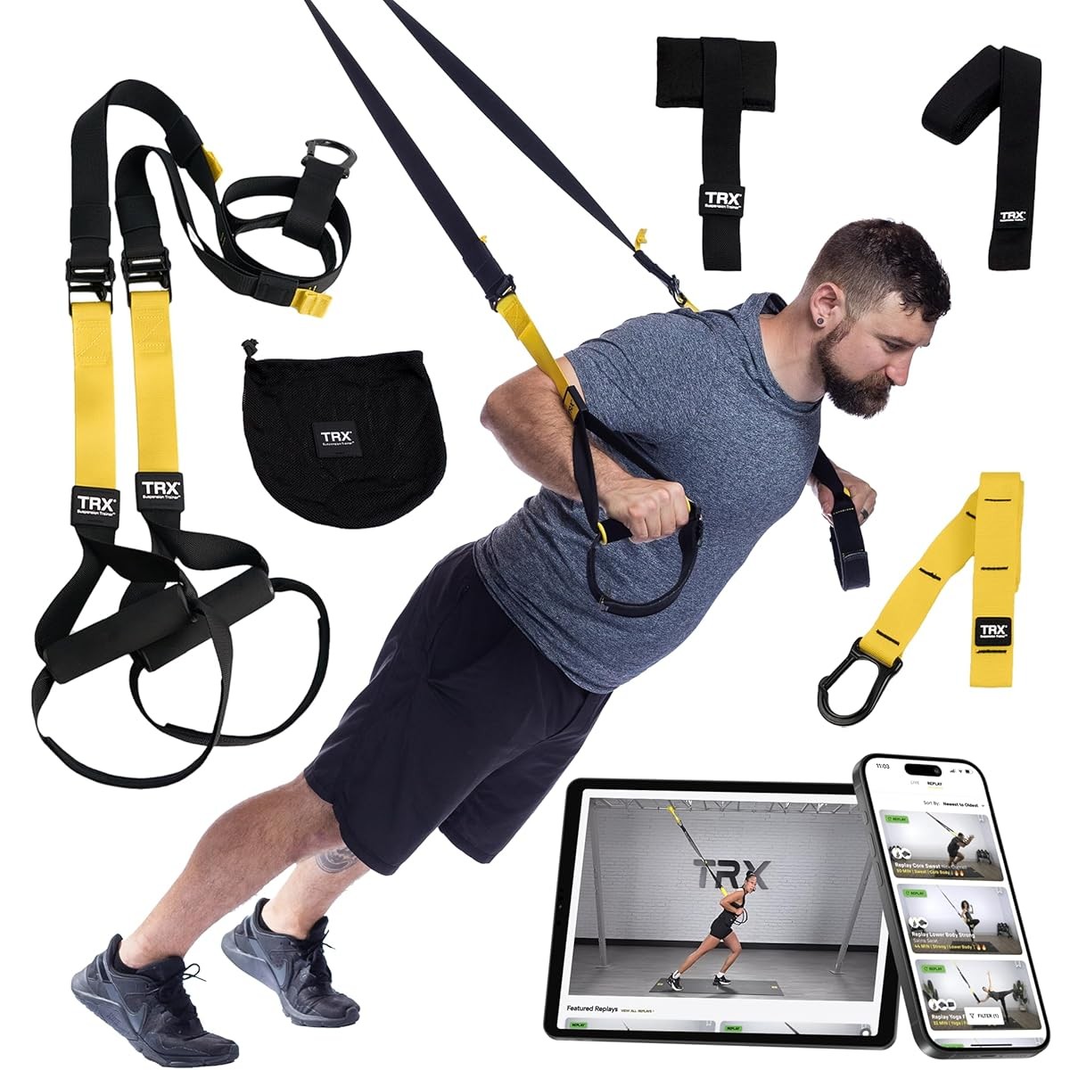 TRX All-in-ONE Suspension Training System Full Body Workout For