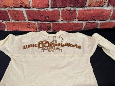 Walt Disney World Spirit Jersey Gold Pixie Dust Castle Shirt SZ Youth XL(14) NWT