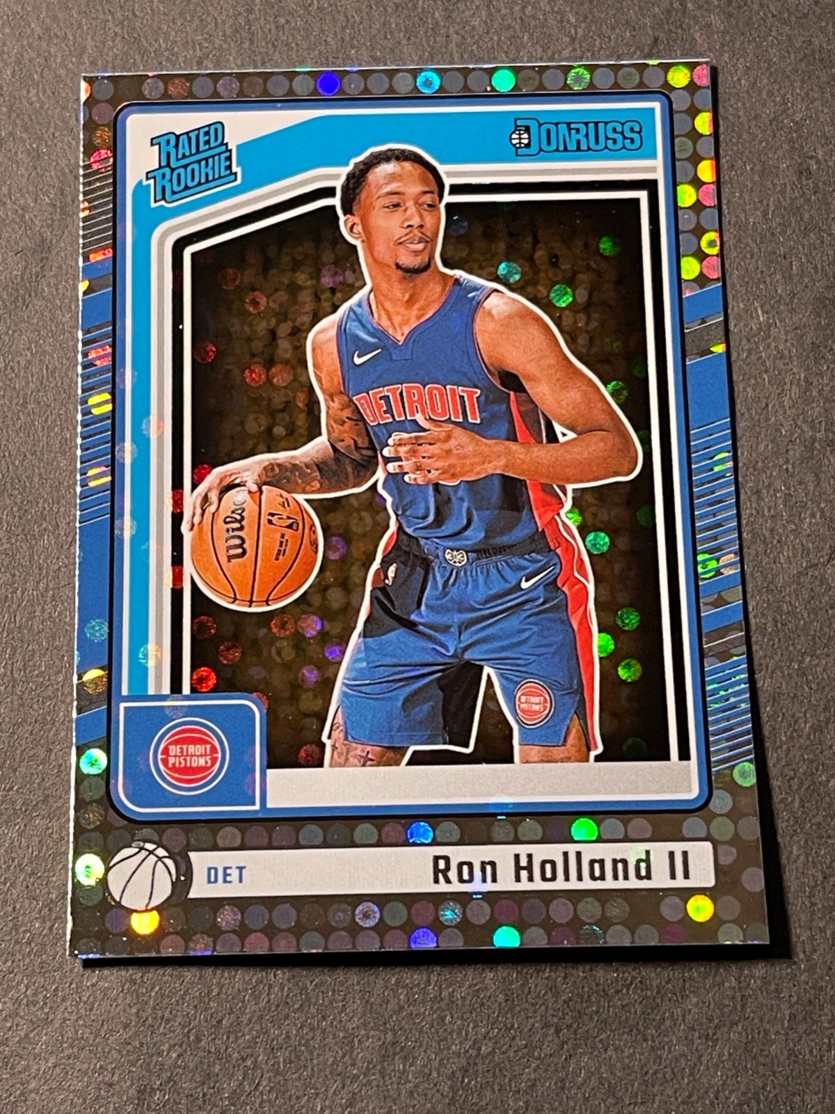 2024-25 Donruss Basketball Rated Rookie Disco Parallel Ron Holland #236