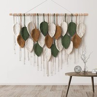Boho Makramee Wandteppich Mit Quasten FüR Schlafzimmer Und Wohnzimmer