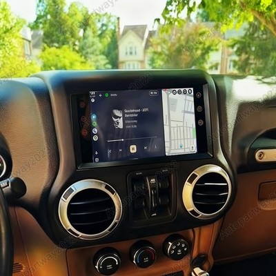 Android 15 Carplay For 2007-2018 Jeep Wrangler JK Car Radio Stereo GPS Navi Cam