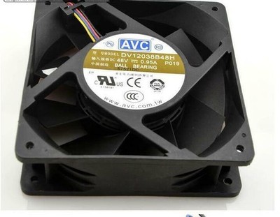 AVC 48V 0.95A DV12038B48H 12CM Industrial converter cooling fan   #vn