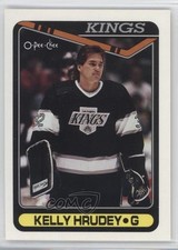 1990-91 O-Pee-Chee Kelly Hrudey #103 0a4
