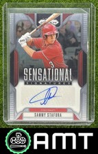 Sammy Stafura Auto 2025 Panini Prizm Sensational Signatures Cincinnati Reds