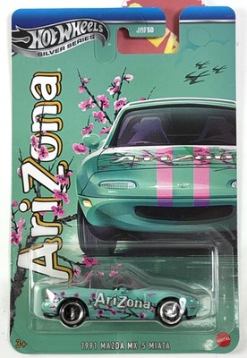 2026 Hot Wheels 7/11 Exclusive Arizona Iced Tea  91 Mazda Miata, Teal, ComboShip