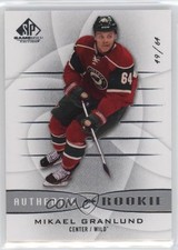 2013-14 SP Game Used Edition Authentic Rookies 49/64 Mikael Granlund #107 04dt