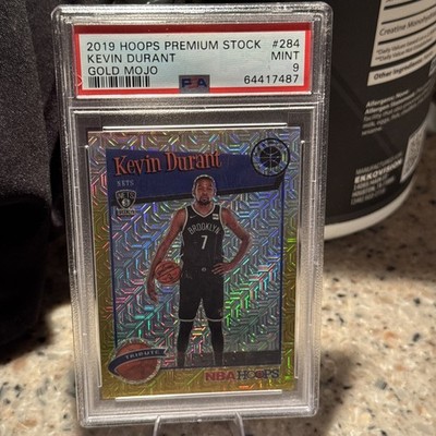 19-20 Panini NBA Hoops Premium Stock - Tribute Kevin Durant #284 Gold Mojo /10🔥