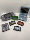Vintage Gameboy Bundle/Lot Of 5 Games Pokémon Emerald!! Gameboy Advanced & SP