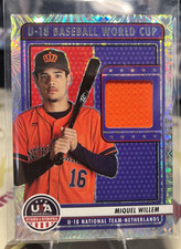 Miquel Willem 2023 USA Baseball Stars & Stripes #U18-MW Fireworks Netherlands