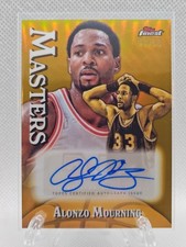 2024-25 Topps Finest - Autographs Alonzo Mourning #MA-AM