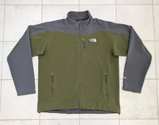 The North Face Men's XL Apex Bionic Jacket Green Gray Softshell Lightweight