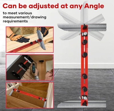 Saker Neu Treppenmesswerkzeug, Treppenstufenschablone Werkzeug, Regal Layout