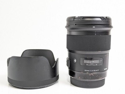Sigma Art 50mm F/1.4 DG Objektiv 014 Canon EF [sehr gut mit Haube] aus Japan getestet