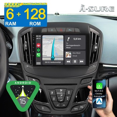6+128G Android 15 Autoradio CarPlay Für Opel Insignia A 2013-2017 GPS Nav RDS FM