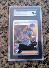 Penny Special Illustration RARE Pokemon Card SGC 9 MT Paldean Fates 239/091 2024