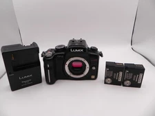 Panasonic LUMIX DMC-GH2 16.0MP Digital Camera Black Body Only 2 OEM Batt Tested