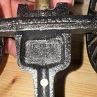 F.B.W. Vintage Cast Iron Military Cannon Toy on Wheels w/ F.B.W. Marking — photo 5