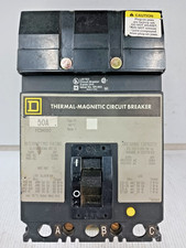 Square D 50 Amp Thermal-Magnetic Circuit Breaker 3 Pole 480 VAC 65kA FC34050
