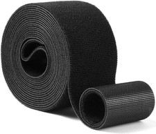 Double-Sided Hook and Loop Straps, Self-Gripping, 2 Inch Wide, Cut to 2in x 12ft
